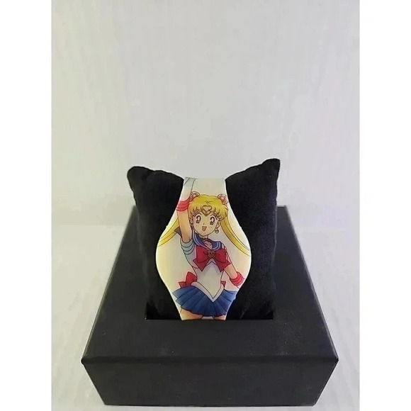 Rare Sailor Moon Accutime Watch SLM4001 Working New Battery 44mm main image 6